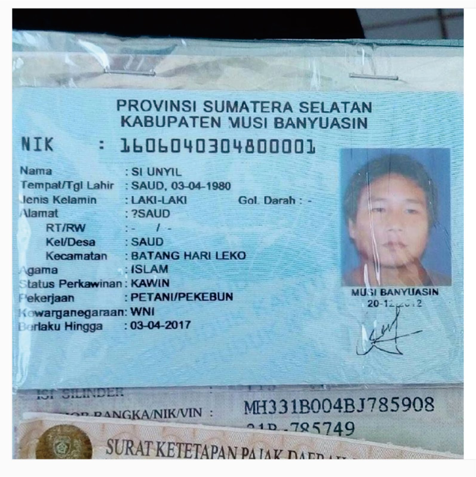 Unik Warga Saud Batang Hari Leko Ini Bernama Si Unyil Infosekayu Com
