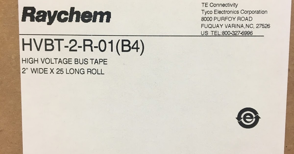 Raychem Heat Shrink HVBT High Voltage Bus Tape