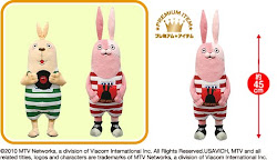 2010 April Premium BIG Usavich Jail Rabbits Plush