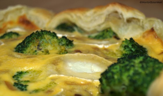 Quiche de brócoli y queso de cabra HortoGourmet