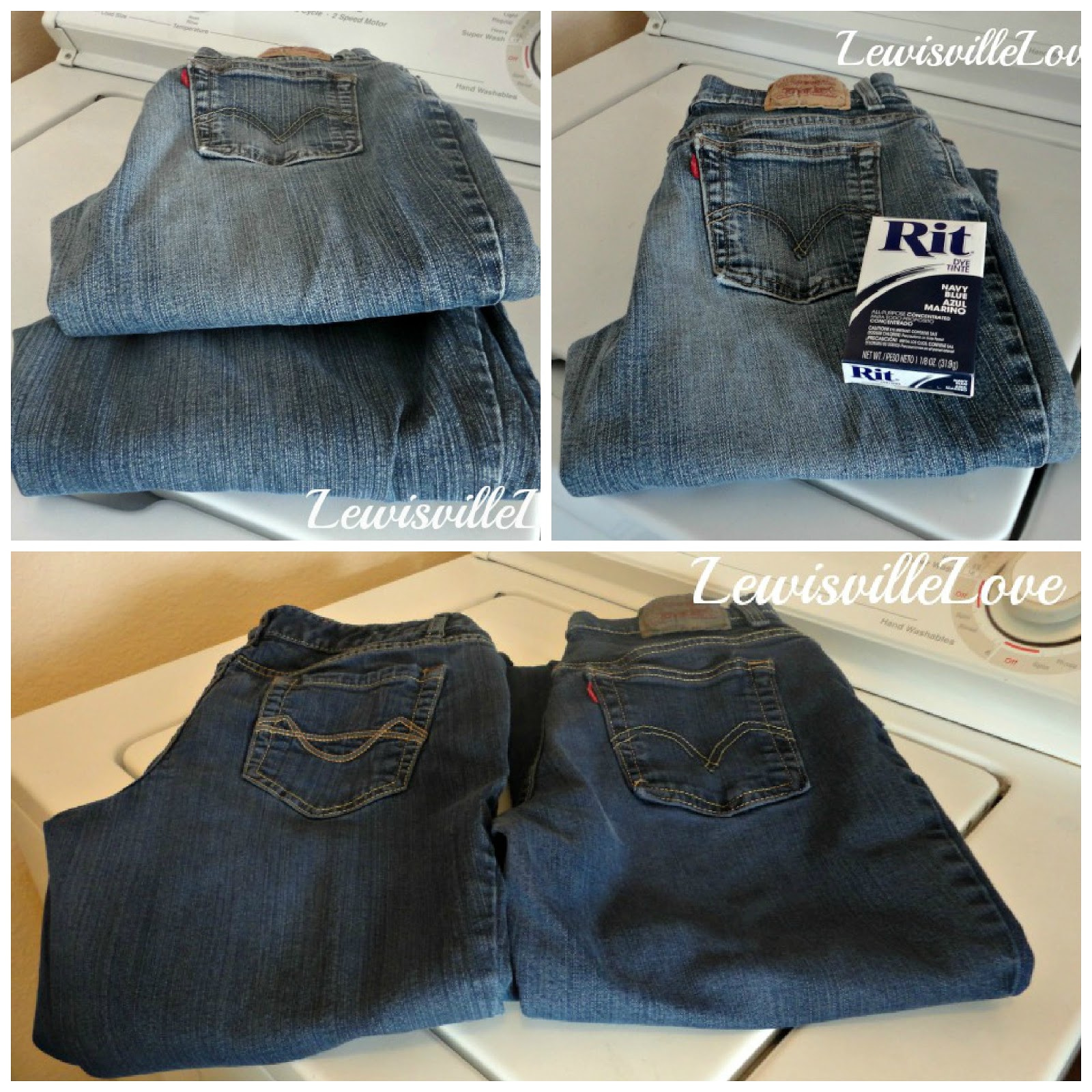 Lewisville Love Dye those faded jeans? The Results.