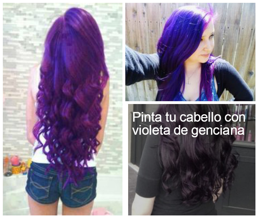 Consejos para cabello con violeta de genciana Belleza y Peinados