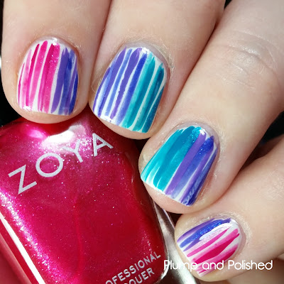 Plump and Polished: Summer's Not Over Yet Nail Art featuring Zoya ...