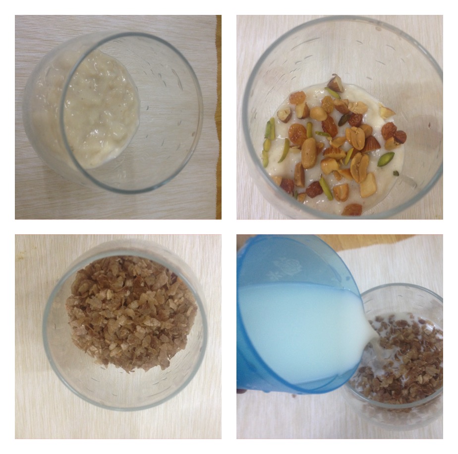 AVIL MILK SHAKE / RICE FLAKES MILK SHAKE EASY DESSERT / HEALTHY DRINK