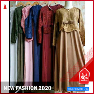 MRT043G43 Gamis Brokat Glitter Moscrepe Terbaru BMGShop