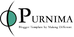 Purnima ~ Blogger Template