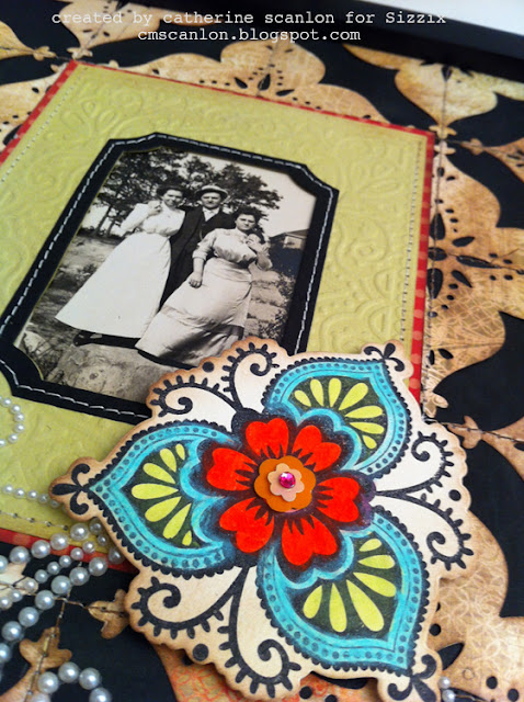 Frame with Decorative Mat by Catherine Scanlon for Sizzix