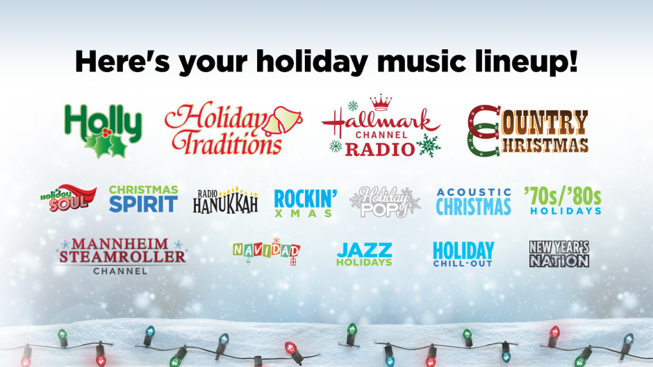 SiriusXM's Holiday Music Channel Guide Hey Kaitlin Mary
