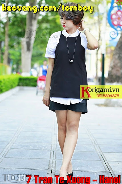 KIỂU TÓC NGẮN TOMBOY ĐẸP DÀNH CHO GƯƠNG MẶT TRÒN MŨM MĨM