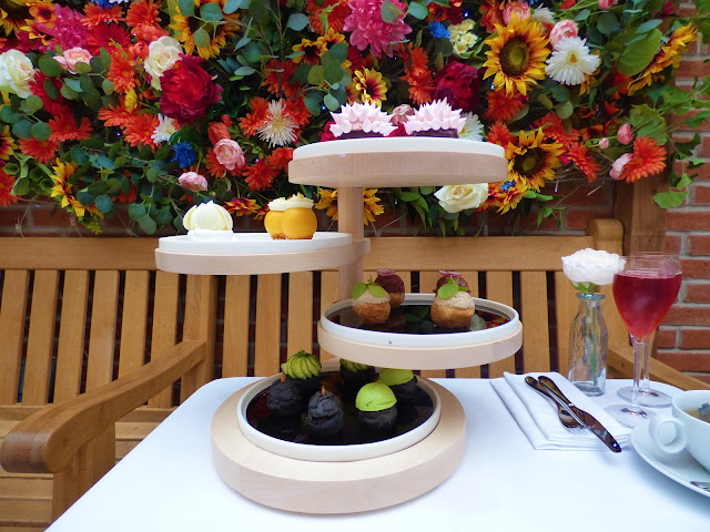 Flower afternoon tea at Dominique Ansel Bakery, Belgravia, London