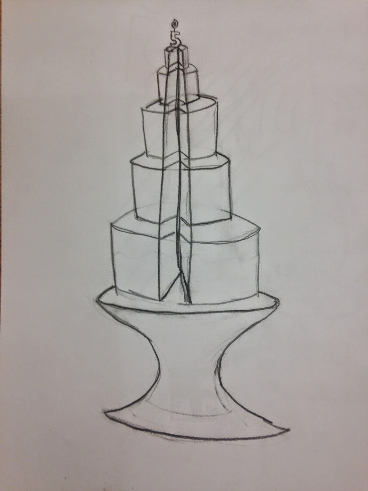 Greenwich Cartooning: How to draw... A CAKE!