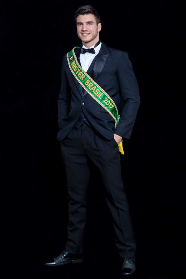 Bruno Poczinek, Mister Brasil 2017. Foto: Paulo Stempfer