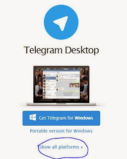 Guna Telegram Messenger di Dekstop Komputer, Guna Telegram di PC, 