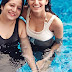TV actress Erica Fernandes beat the heat posing inside a pool with Mom