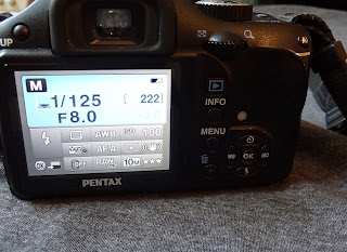 Pentax K-m DSLR camera