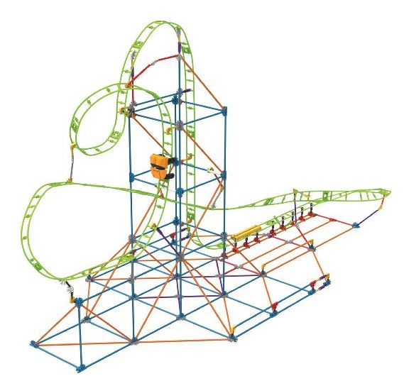 knex clock work roller coaster