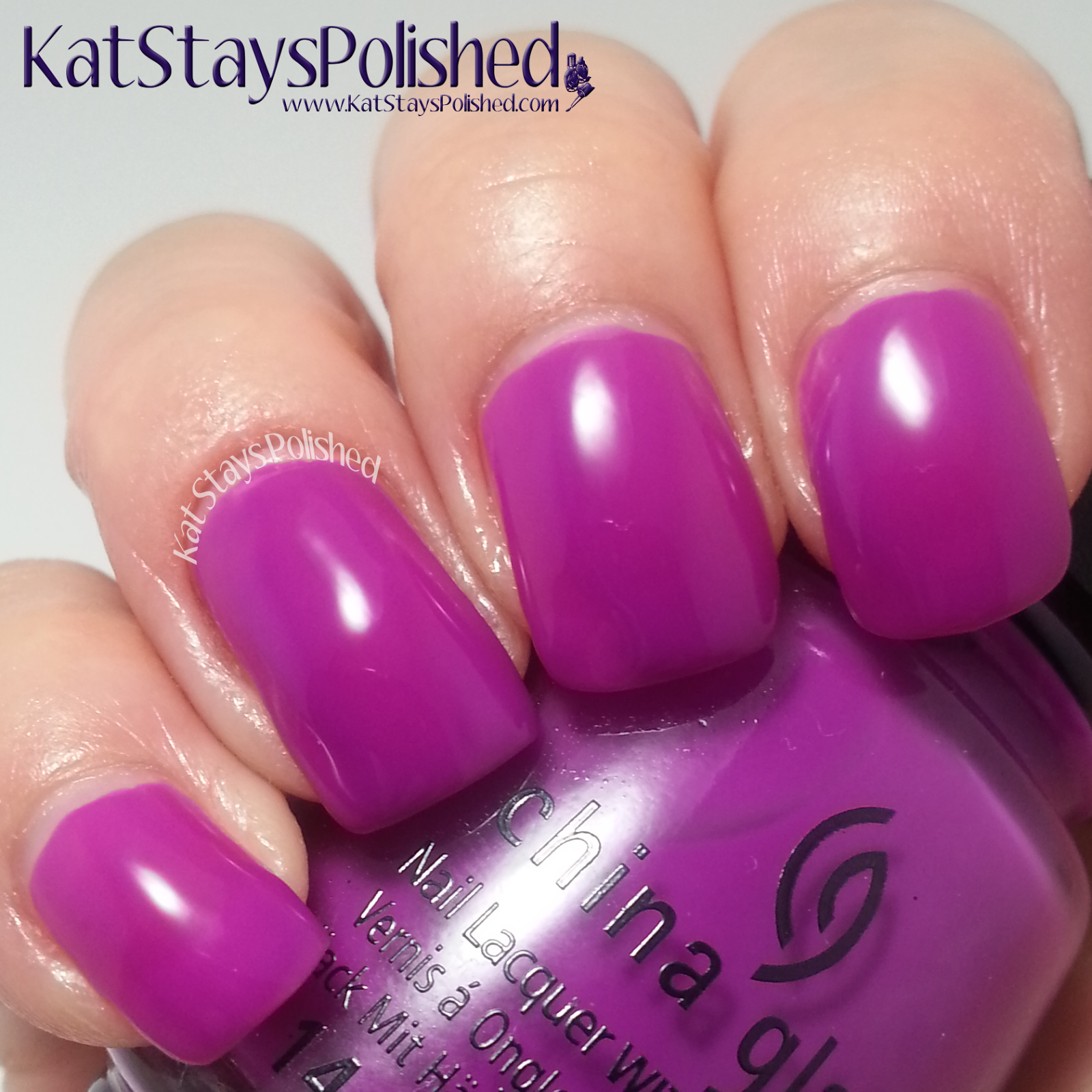 China Glaze Electric Nights - Violet-Vibes | Kat Stays Polished