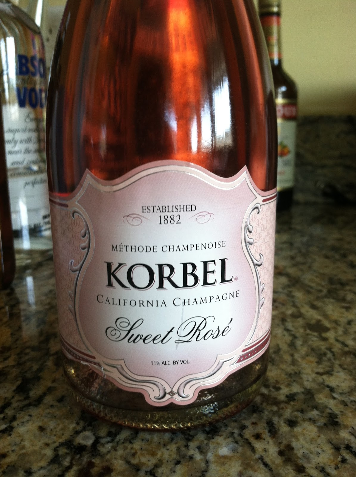 Stucke's Wine Blog: Tasting- Korbel California Champagne Sweet Rose