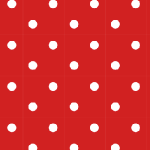 red polka dot paper