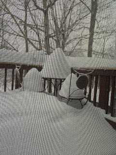 January 2016 snow on my deck