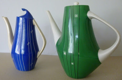 Dzbanki, , lata 60. XX w. Chodzież. Wazon Ćmielów. New Look "60s Polish design.