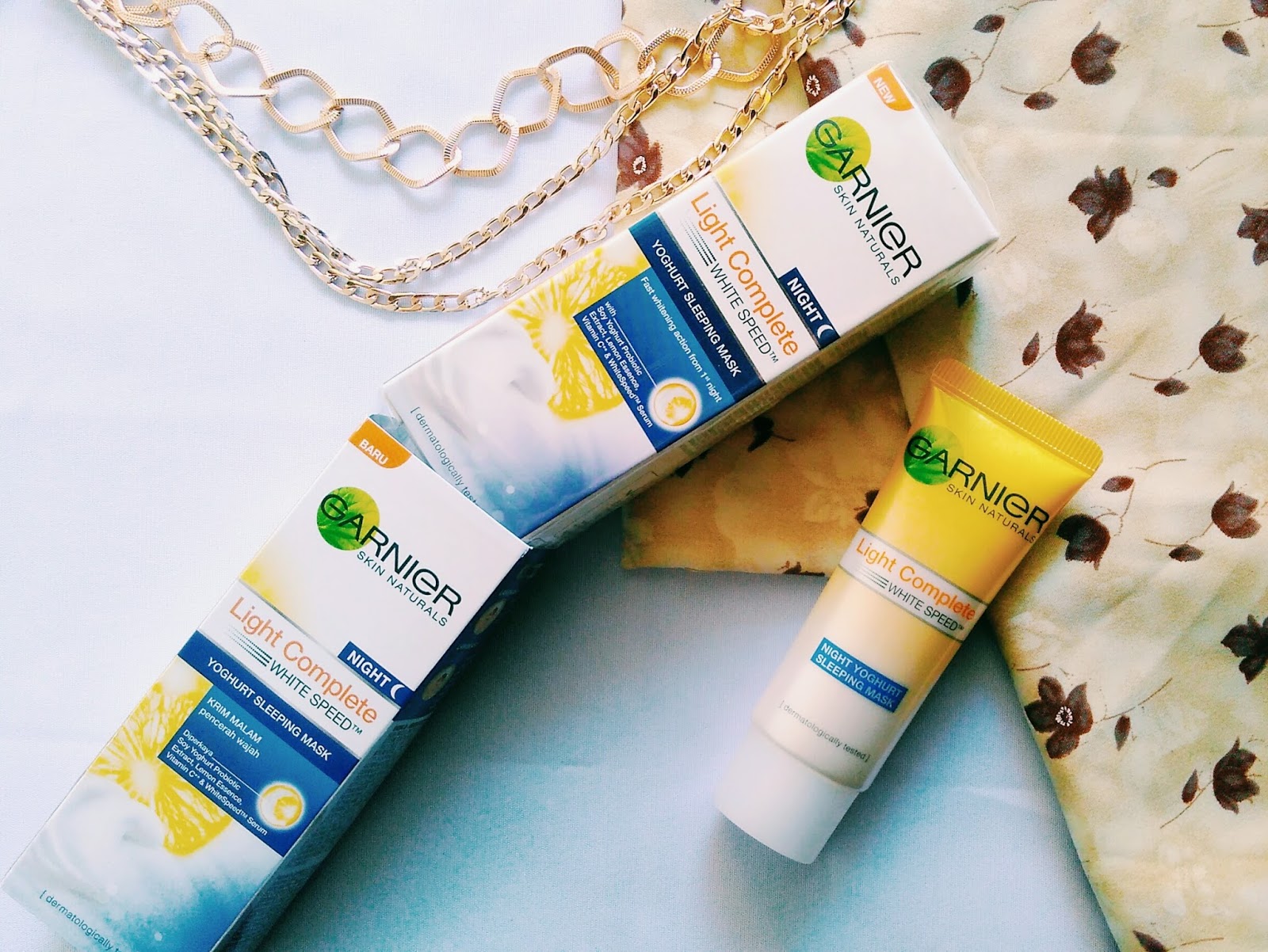 Review Garnier Yoghurt Sleeping Mask Mencerahkan Wajah di Malam Hari
