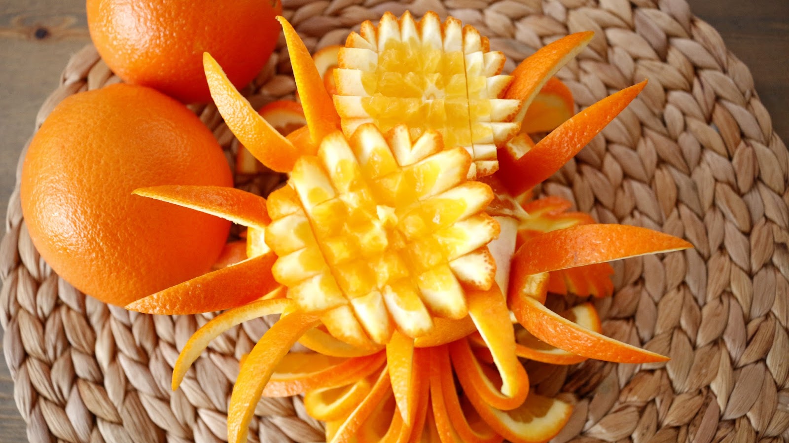 ItalyPaul Art In Fruit & Vegetable Carving Lessons Art In Orange