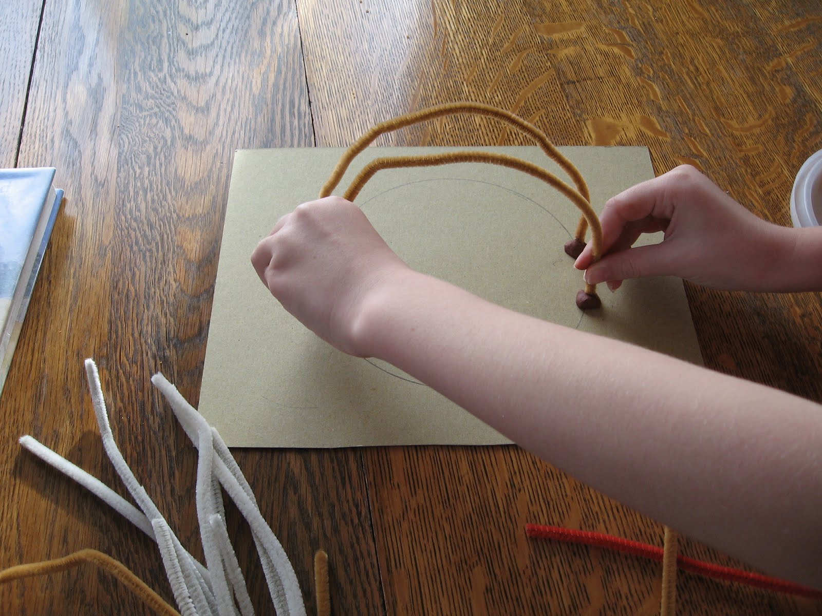 Almost Unschoolers Pipe Cleaner Wigwam