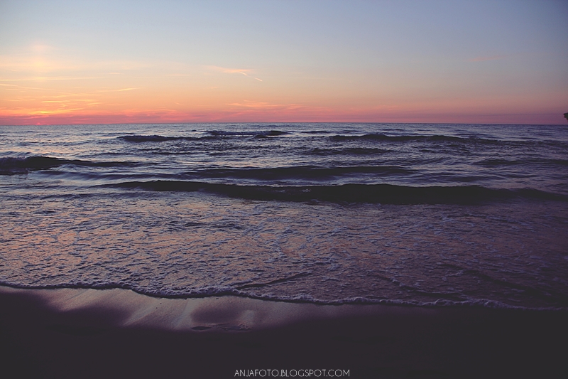 zachód słońca, zachód słońca nad morzem, Krynica Morska, Anja fotografia, fotograf łomianki