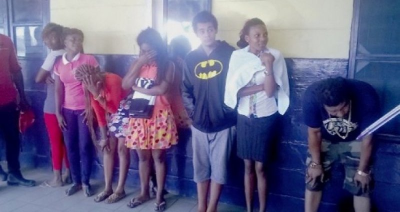 ghanaian actors arrested accra ghana