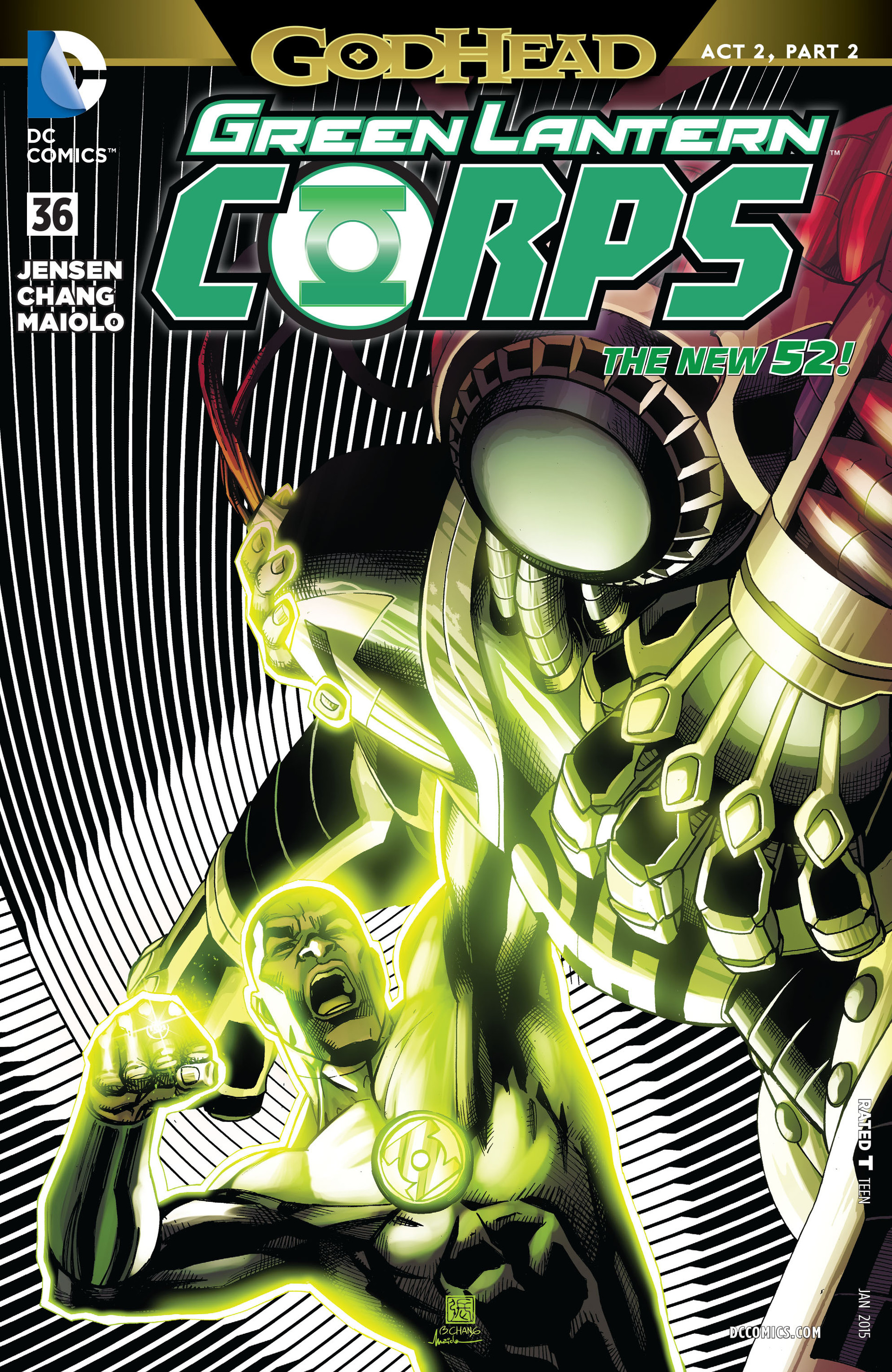 Read online Green Lantern Corps (2011) comic -  Issue #36 - 1