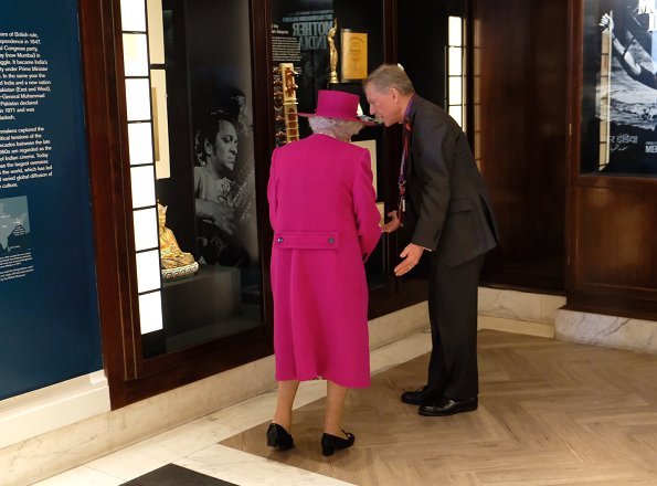 Queen Elizabeth attended the reopening of the Sir Joseph Hotung Gallery at the British Museum in London