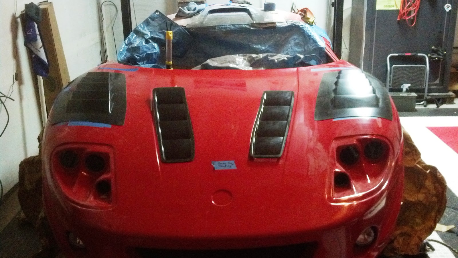 Super Car Build Fender Louvers