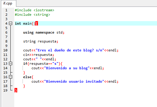 C++ Basico: If
