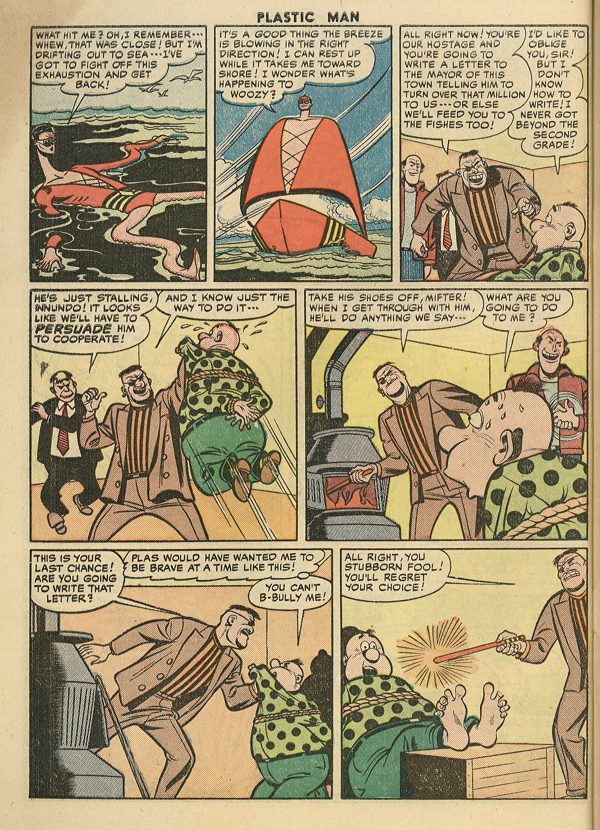 Read online Plastic Man (1943) comic -  Issue #28 - 48