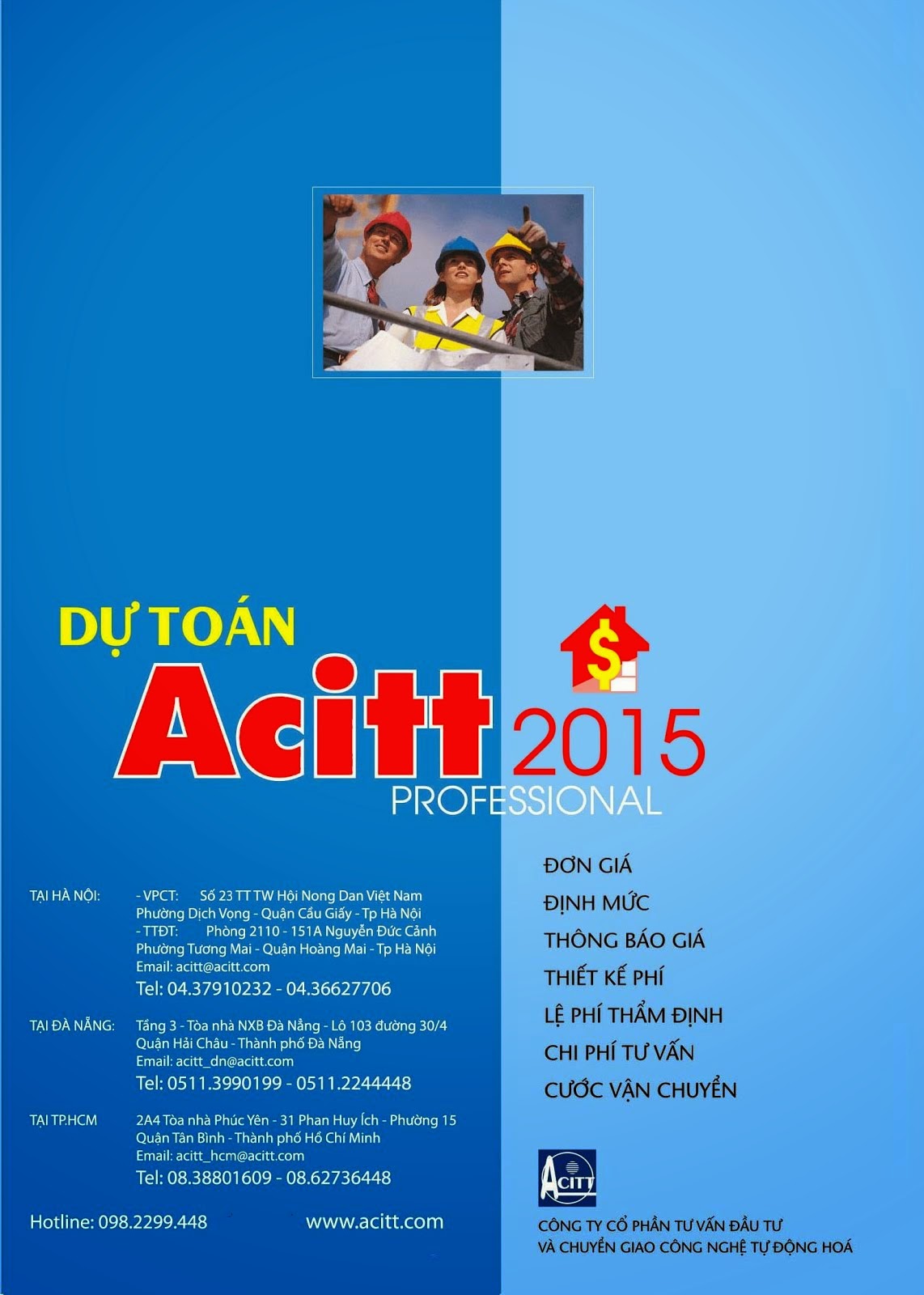 Dự toán Acitt 2015