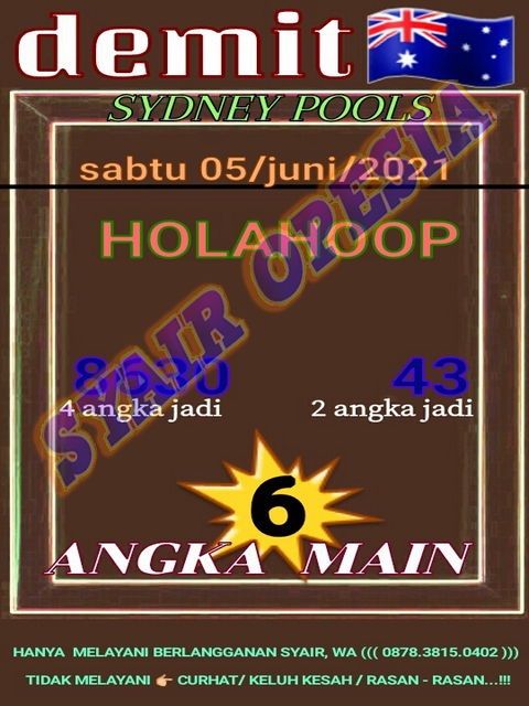 Syair Harian Sdy 5 Juni 2021 Kode Syair Sgp Hk Sd Motesia Syair Harian Sdy 5 Juni 2021 Kode Syair Sgp Hk Sd Motesia