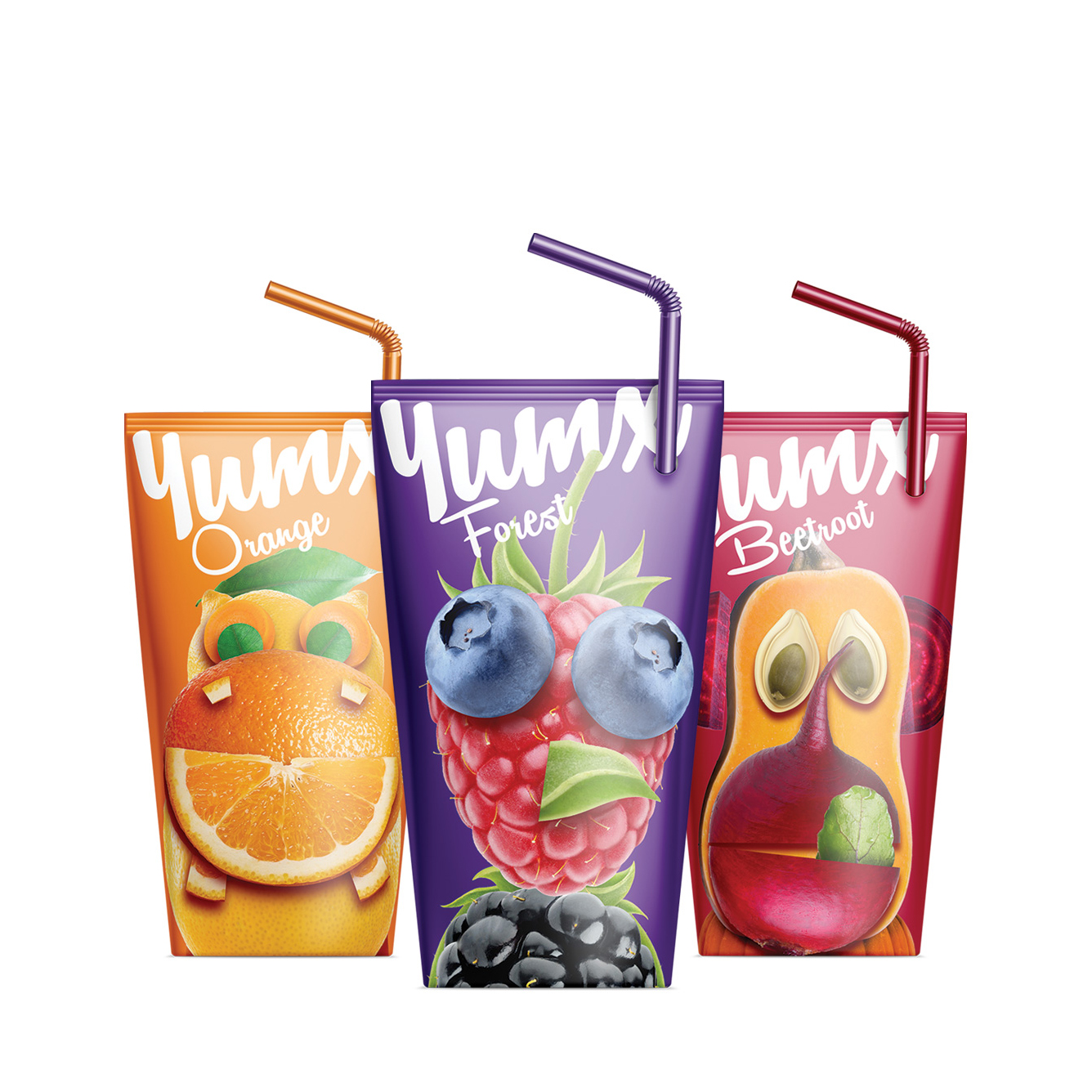Yumx juice packaging design Packaging Of The World