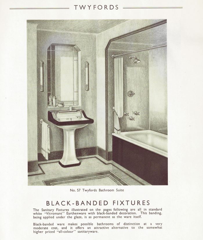 Twyford Bathrooms History Colours