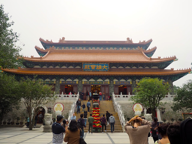 Main hall of Po Lin Monastery,Ngong Ping, Lantau Island, Hong Kong