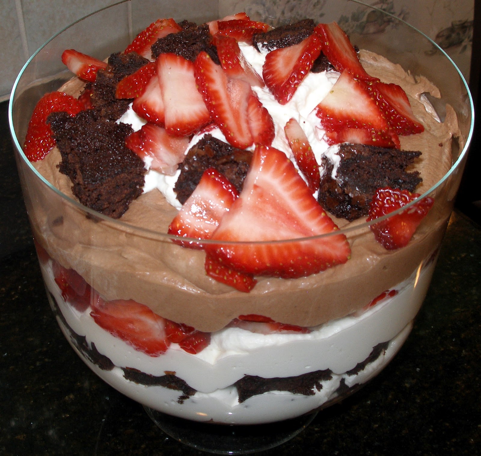 It&amp;#39;s all good.: Chocolate Mousse Brownie Trifle