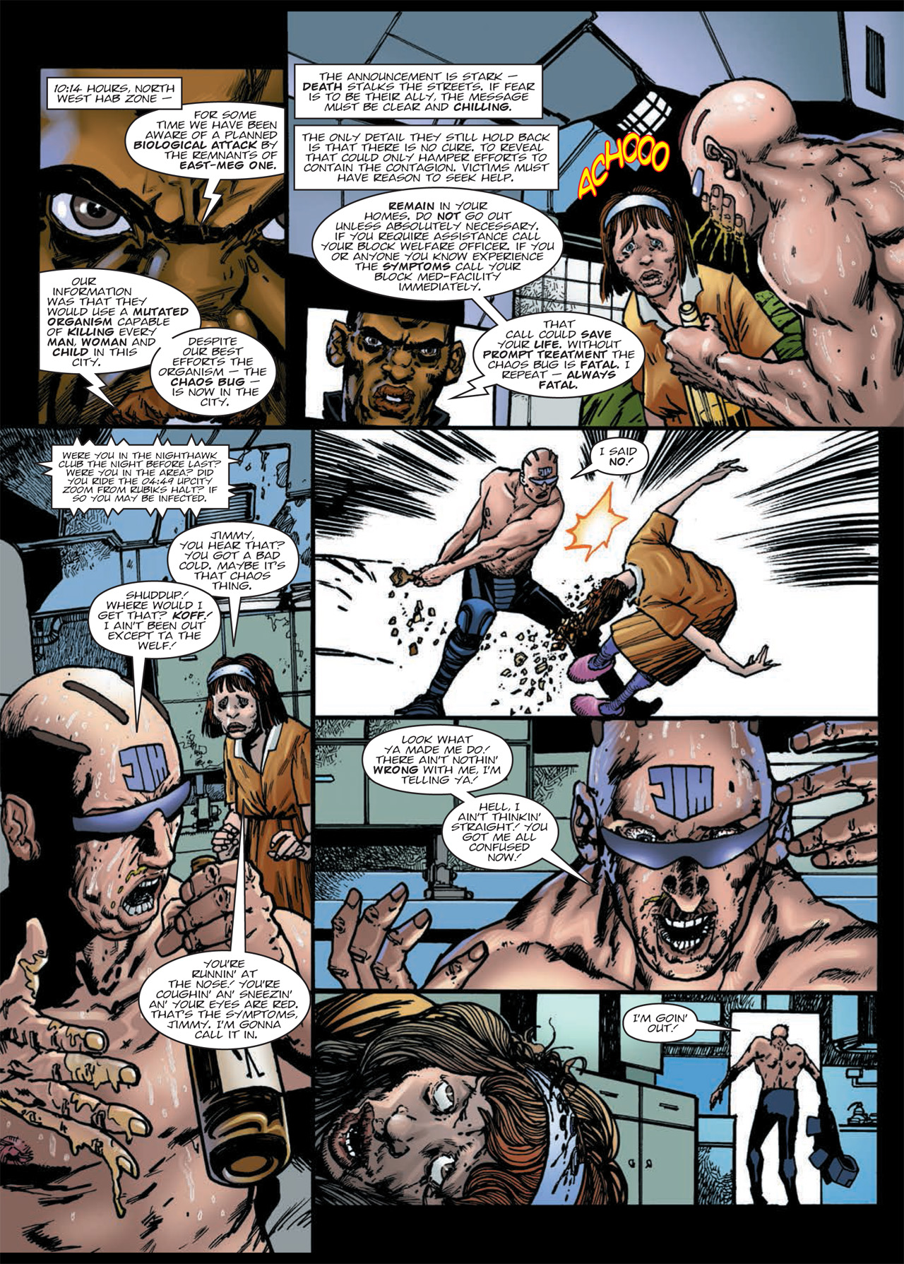 Read online Judge Dredd: Day of Chaos: Endgame comic -  Issue # TPB (Part 2) - 13