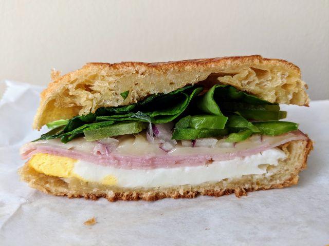 Review Subway Croissant Breakfast Sandwich Brand Eating While Subway S Croissant Breakfast Sandwich Is Nothing To Write Home About It Nice Enough And With The Choice Of Veggies Can Be A Little Healthier Than