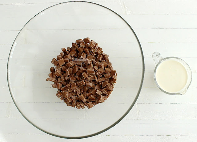 Receta Ganache de chocolate con leche
