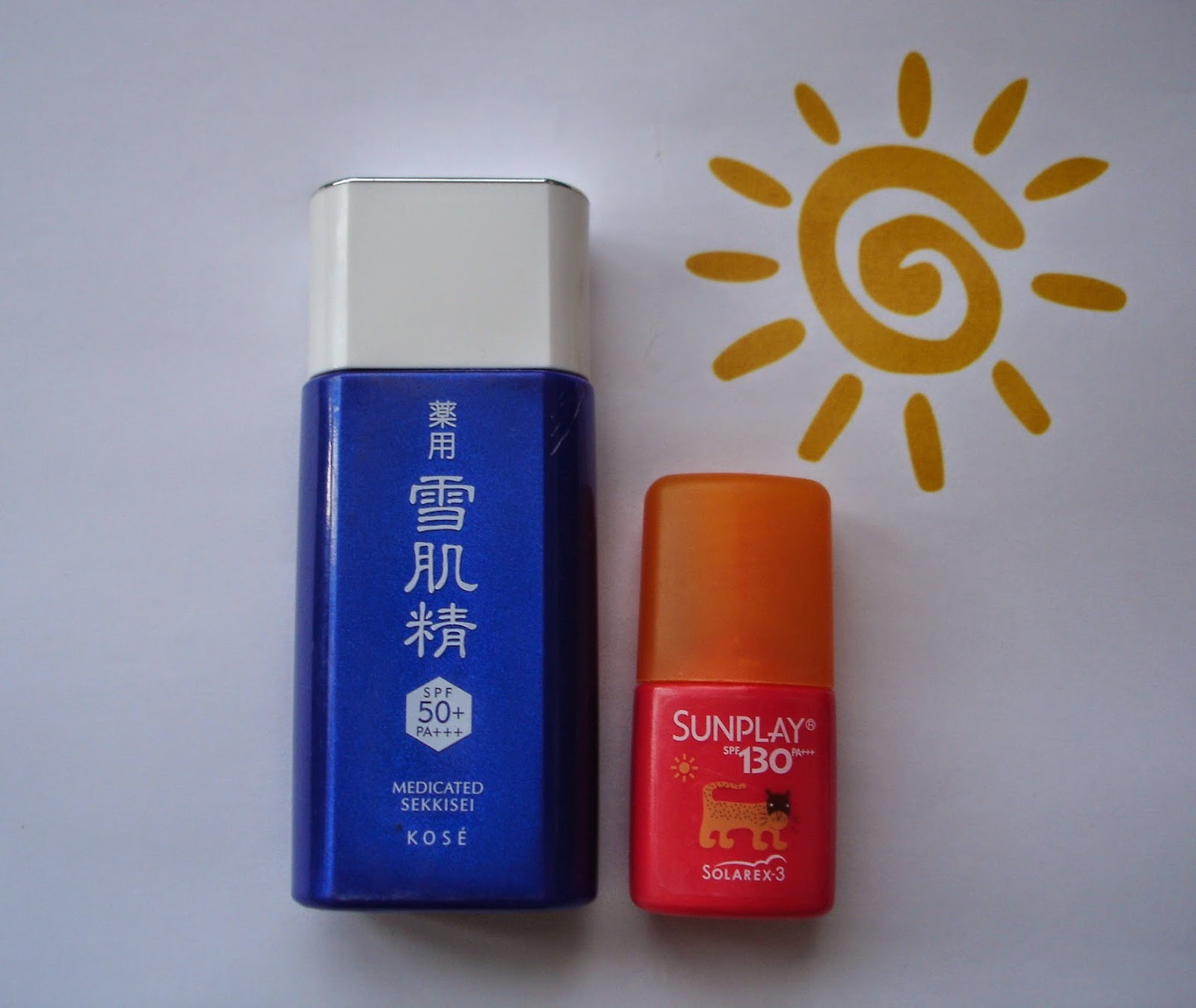 Kose Medicated Sekkisei Sun Protector Spf50 Mentholatum Sunplay Super Block Spf130 