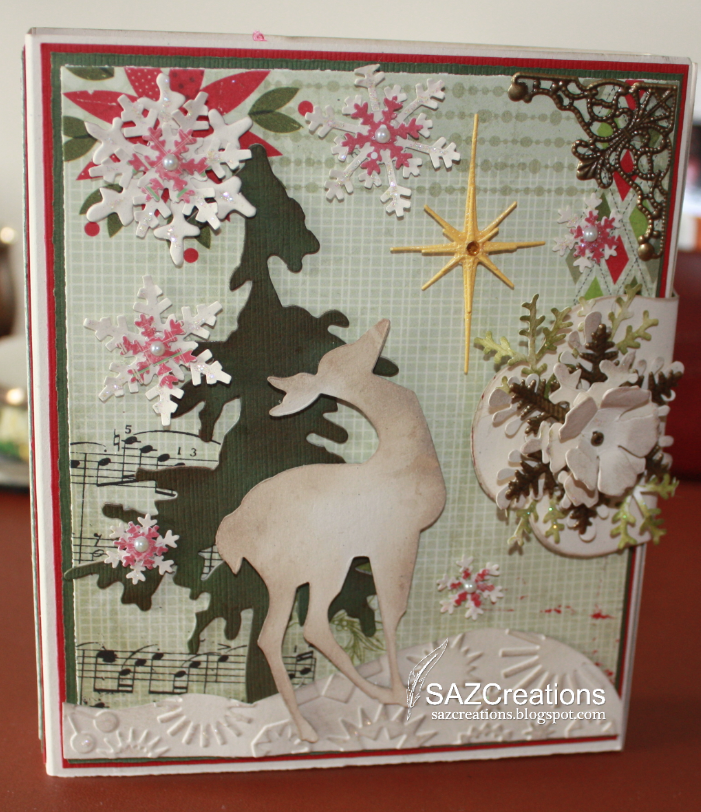 Creations by SAZ: Christmas Shadow Box Card or Gift Box