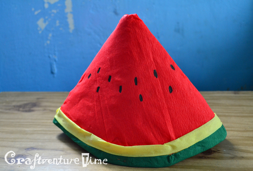 Craftventure Time DIY Fruit and Veggies Hats from Paper Boat Part I