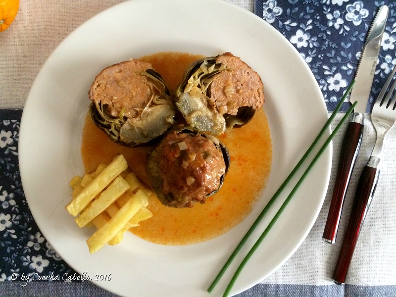 Alcachofas Rellenas de Carne - El Plato alcachofas-rellenas-carne-plato
