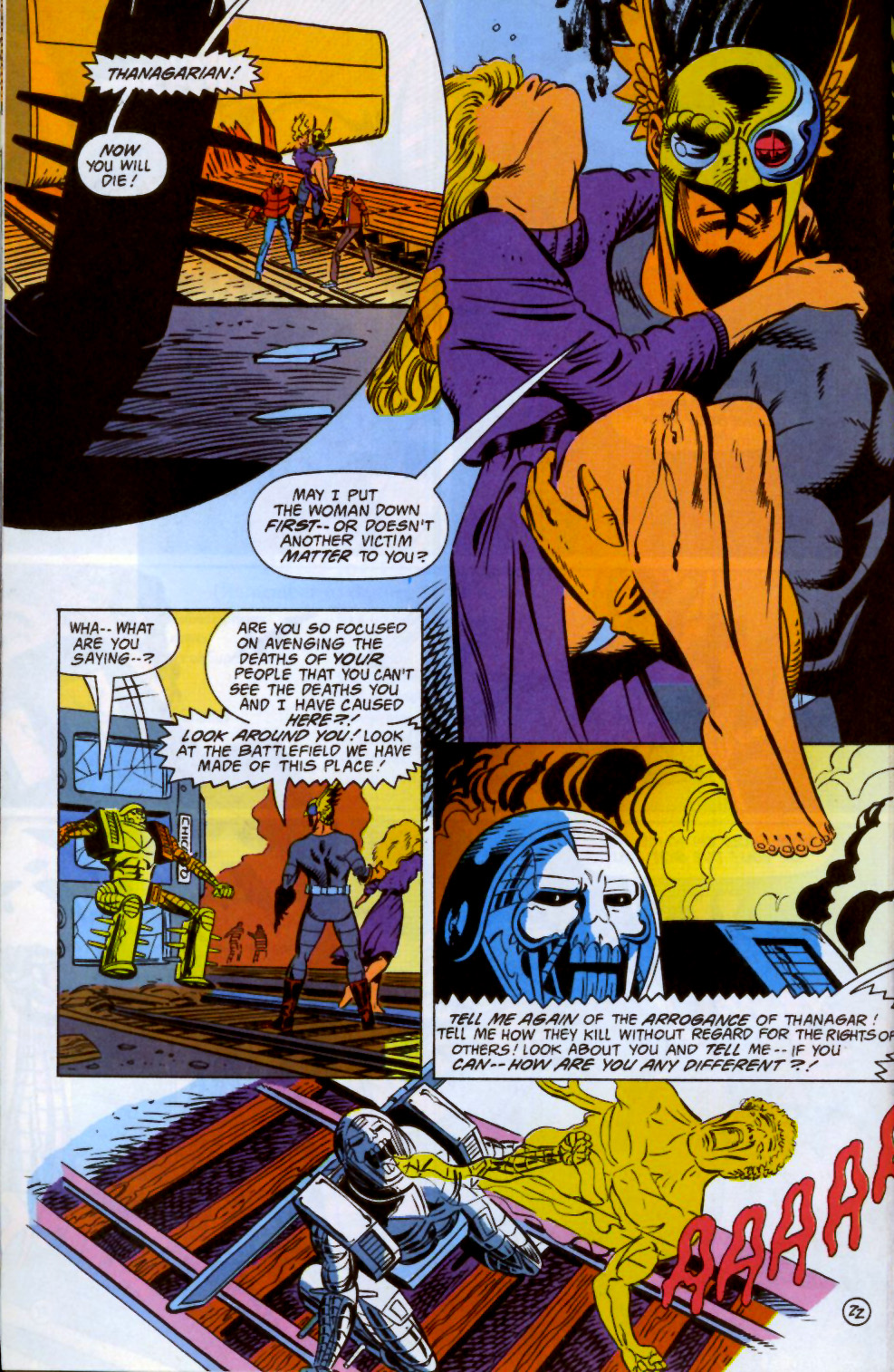 Read online Hawkworld (1990) comic -  Issue #19 - 23