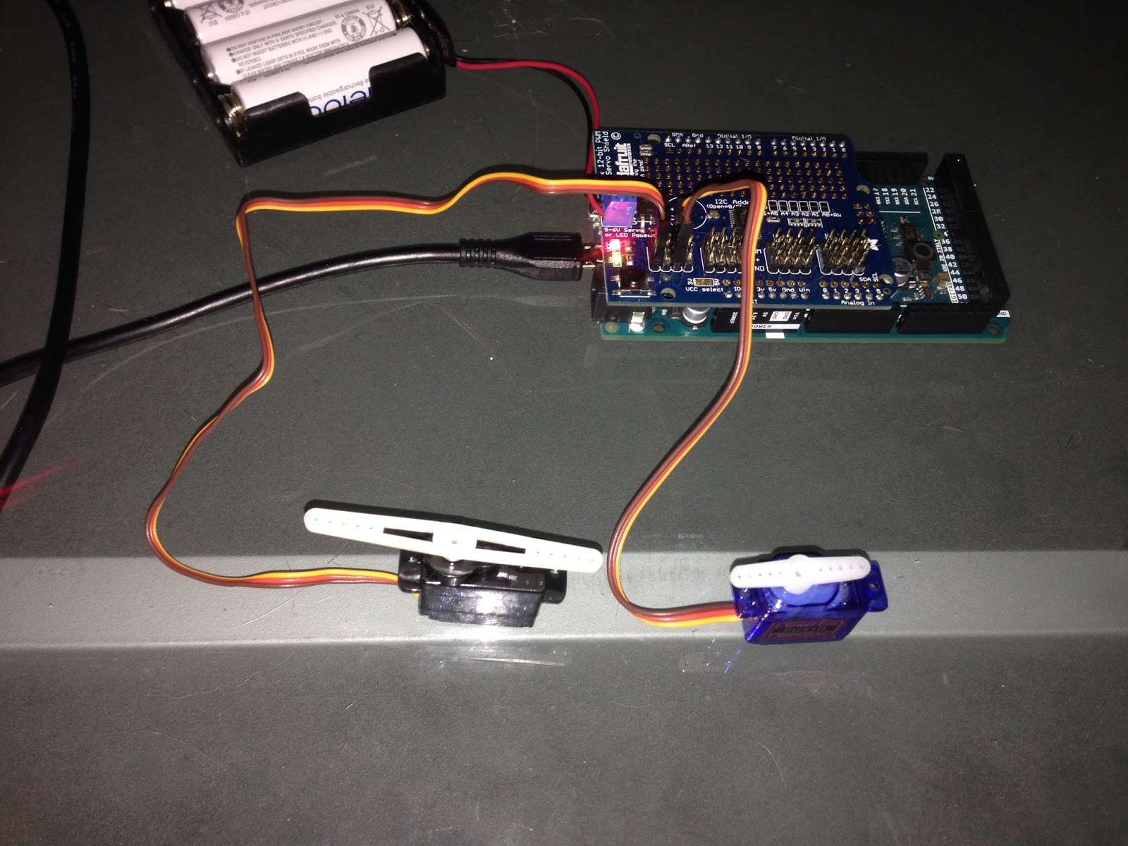 Clint's Projects Servo Controller Servo Control via Serial Monitor